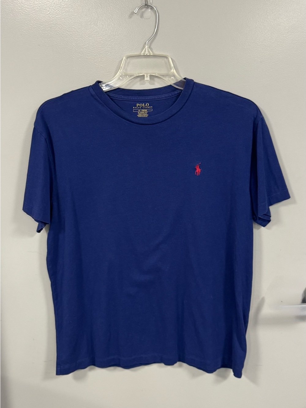 Polo by Ralph Lauren Royal Blue Crewneck Tee with Red Pony